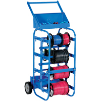 Chariot portatif pour mat&eacute;riaux bobin&eacute;s, Acier, 11 Montants, 19-1/2" la x 43-1/4" h x 17-1/2" p, Capacit&eacute; de 150 lb Northern Industrial Supply Inc.