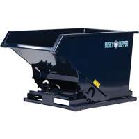 Self-Dumping Hopper, Steel, 2 cu.yd., Blue Northern Industrial Supply Inc.