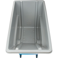 Chariot basculeur en acier, Poly&eacute;thyl&egrave;ne, 0,625 vg³, Capacit&eacute; de charge de 850 lb Northern Industrial Supply Inc.