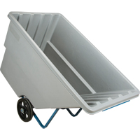 Chariot basculeur en acier, Poly&eacute;thyl&egrave;ne, 1,1 vg³, Capacit&eacute; de charge de 1250 lb Northern Industrial Supply Inc.