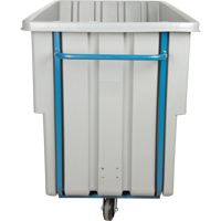Chariot basculeur en acier, Poly&eacute;thyl&egrave;ne, 1,1 vg³, Capacit&eacute; de charge de 1250 lb Northern Industrial Supply Inc.