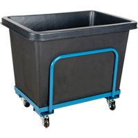 Tapered Wall Box Truck, Polyethylene, 37" L x 26" W x 30" H, 9 cu. ft. Volume, 800 lbs. Capacity Northern Industrial Supply Inc.