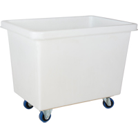 Chariot-caisse en &agrave; parois effil&eacute;es, Poly&eacute;thyl&egrave;ne blanc, 39" lo x 27" la x 31" h, Volume 12 pi³, Capacit&eacute; 600 lb Northern Industrial Supply Inc.