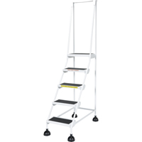 Light-Duty Stop-Step Ladders, 5 Steps, 16" Step Width, 47-11/16" Platform Height, Steel Northern Industrial Supply Inc.