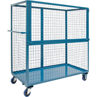 Chariot grillag&eacute; pour transport , Acier, 30" x 55" x 60", Capacit&eacute; 2400 lb Northern Industrial Supply Inc.