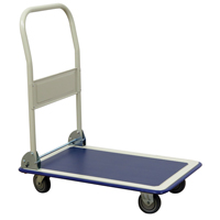 Folding Handle Platform Truck, Steel, 440 lbs., 29" L x 19" W, 32-1/2" High Northern Industrial Supply Inc.