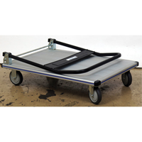 Folding Handle Platform Truck, Aluminum, 350 lbs., 29" L x 18-1/2" W, 34-1/2" High Northern Industrial Supply Inc.