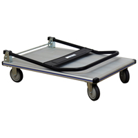 Folding Handle Platform Truck, Aluminum, 550 lbs., 35-1/2" L x 24" W, 35-1/2" High Northern Industrial Supply Inc.