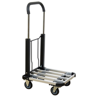Folding Handle Platform Truck, Aluminum, 300 lbs., 28" L x 16" W, 37.75" High Northern Industrial Supply Inc.