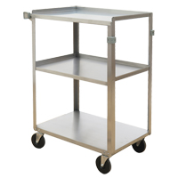 Chariots &agrave; tablette, 3 Tiers, 15-3/4" la x 32" h x 24" p, Capacit&eacute; 500 lb Northern Industrial Supply Inc.