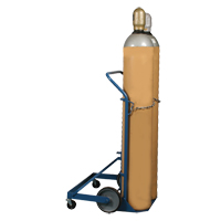Chariot professionnel CC-2 pour deux bouteilles de gaz, Roues Caoutchouc moul&eacute;, Base de 16-7/8" la x 7-1/4" lo, 500 lb Northern Industrial Supply Inc.