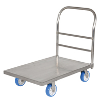 Platform Truck, 36" L x 24" W, 2000 lbs. Capacity, Polyurethane Casters Northern Industrial Supply Inc.
