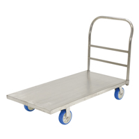 Platform Truck, 48" L x 24" W, 2000 lbs. Capacity, Polyurethane Casters Northern Industrial Supply Inc.