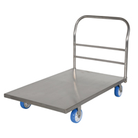 Platform Truck, 48" L x 30" W, 2000 lbs. Capacity, Polyurethane Casters Northern Industrial Supply Inc.