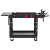 Chariot utilitaire robuste et polyvalent, 2 tiers, 25-1/5" x 36" x 51-1/2", Capacit&eacute; 500 lb Northern Industrial Supply Inc.