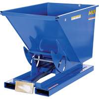 Self-Dumping Hopper, Steel, 1/2 cu.yd., Blue Northern Industrial Supply Inc.