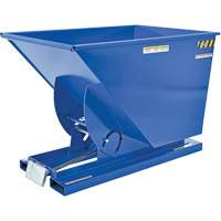Self-Dumping Hopper, Steel, 1 cu.yd., Blue Northern Industrial Supply Inc.