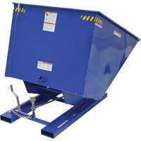 Self-Dumping Hopper, Steel, 2 cu.yd., Blue Northern Industrial Supply Inc.