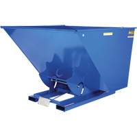 Self-Dumping Hopper, Steel, 2-1/2 cu.yd., Blue Northern Industrial Supply Inc.