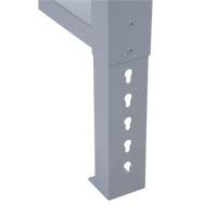 Pattes d'&eacute;tabli pour service industriel, Acier, 24" p x 34" h, Simple Northern Industrial Supply Inc.