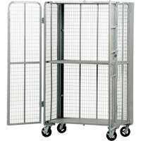 FST Series Folding Security Truck, 1 Tiers, 27" L x 45" W x 77" H, 2000 lbs. Cap. Northern Industrial Supply Inc.