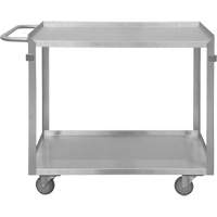 Industrial Grade Shelf Cart, 2 Tiers, 22-1/2" W x 34" H x 42-7/16" D, 600 lbs. Capacity Northern Industrial Supply Inc.
