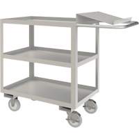 Industrial Grade Order Picking Cart, 39" H x 18-1/8" W x 45" D, 3 Shelves, 1200 lbs. Capacity Northern Industrial Supply Inc.