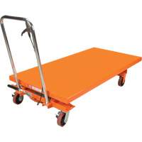 Hydraulic Scissor Lift Table, 63" L x 31-1/2" W, Steel, 1100 lbs. Capacity Northern Industrial Supply Inc.