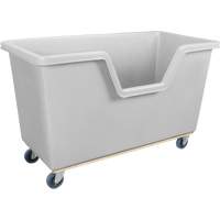 Easy Access Box Truck, Polyethylene, 63" L x 34-1/4" W x 38-1/2" H, 24 cu. ft. Volume, 1200 lbs. Capacity Northern Industrial Supply Inc.