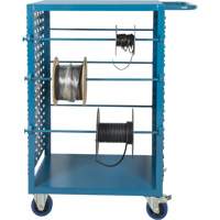 Chariot mobile pour mat&eacute;riaux bobin&eacute;s, Acier, 6 Montants, 21" la x 48" h x 38" p, Capacit&eacute; de 1200 lb Northern Industrial Supply Inc.