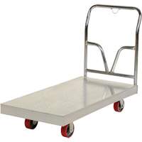 Aluminum Sheet Deck Platform Truck, 24" W x 48" L, 3600 lbs. Cap., Polyurethane Wheels Northern Industrial Supply Inc.