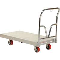 Aluminum Sheet Deck Platform Truck, 24" W x 48" L, 3600 lbs. Cap., Polyurethane Wheels Northern Industrial Supply Inc.
