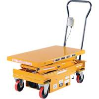 DC Powered Hydraulic Scissor Lift Elevating Cart, Steel, 39-3/4" L x 20-1/2" W, 1000 lbs. Capacity Northern Industrial Supply Inc.