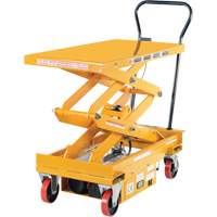 DC Powered Hydraulic Scissor Lift Elevating Cart, Steel, 39-3/4" L x 20-1/2" W, 1000 lbs. Capacity Northern Industrial Supply Inc.