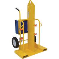 Chariot pour chalumeau et bouteille &agrave; gaz, Roues Rempli de mousse, Base de 24" la x 19-1/2" lo, 500 lb Northern Industrial Supply Inc.