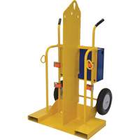 Chariot pour chalumeau et bouteille &agrave; gaz, Roues Rempli de mousse, Base de 24" la x 19-1/2" lo, 500 lb Northern Industrial Supply Inc.