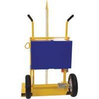 Chariot pour chalumeau et bouteille &agrave; gaz, Roues Rempli de mousse, Base de 24" la x 19-1/2" lo, 500 lb Northern Industrial Supply Inc.