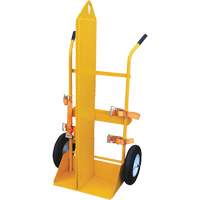 Chariot pour chalumeau et bouteille &agrave; gaz, Roues Rempli de mousse, Base de 23-1/8" la x 22-13/16" lo, 500 lb Northern Industrial Supply Inc.