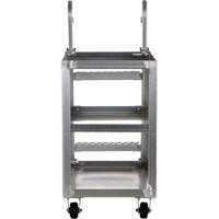 Chariot de pr&eacute;l&egrave;vement de stock, Aluminium, 21-7/8" la x 40" p, 3 tablettes, Capacit&eacute; 660 lb Northern Industrial Supply Inc.