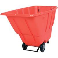Chariot basculeur, Poly&eacute;thyl&egrave;ne, 0,5 vg³, Capacit&eacute; de charge de 450 lb Northern Industrial Supply Inc.