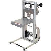 Appareil de levage portatif en aluminium, M&eacute;canisme Pompe au pied, Capacit&eacute; de 200 lb, Levage max de 61" Northern Industrial Supply Inc.