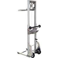 Appareil de levage portatif en aluminium, M&eacute;canisme Pompe au pied, Capacit&eacute; de 200 lb, Levage max de 61" Northern Industrial Supply Inc.