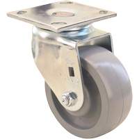 Max9 Caster, Swivel, 5" (127 mm), Envirothane Grey-WOW, 1000 lbs. (453.6 kg.) Northern Industrial Supply Inc.