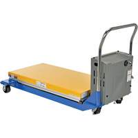 DC Powered & Manual Scissor Lift Table, Steel, 48" L x 24" W, 1000 lbs. Capacity Northern Industrial Supply Inc.