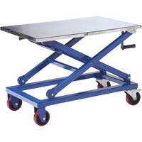 Manual Scissor Lift Table, 37" L x 23-1/2" W, Steel, 660 lbs. Capacity Northern Industrial Supply Inc.