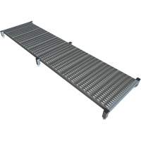 Adjustable Height One-Step Work Platform, 24" W x 97" D, 800 lbs. Capacity, All-Welded Northern Industrial Supply Inc.