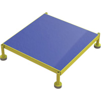 Adjustable Height One-Step Work Platform, 24" W x 24" D, 800 lbs. Capacity, All-Welded Northern Industrial Supply Inc.