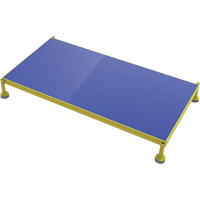 Adjustable Height One-Step Work Platform, 24" W x 48" D, 800 lbs. Capacity, All-Welded Northern Industrial Supply Inc.