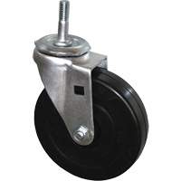 Roulette pivotante &agrave; tige filet&eacute;e pour chariot &agrave; bascule Northern Industrial Supply Inc.