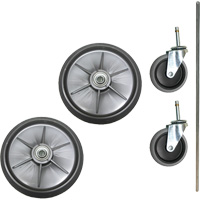 Ensemble de roues &agrave; roulement &agrave; billes et roulettes pour chariot de nettoyage et d'entretien Northern Industrial Supply Inc.